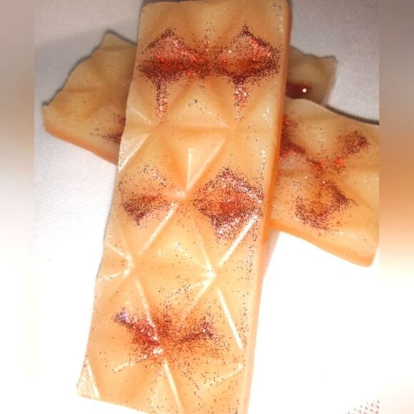 Hand Crafted Tropical storm waxmelt glitter  bar 1pc - Picture 9 of 13